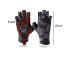 Ultraviolet protective gloves Sunscreen gloves for men and women outdoors - Black