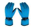 Skiing Gloves, Snow Gloves Touchscreen Waterproof Windproof Ski Gloves, Winter Warm Gloves - Dark blue