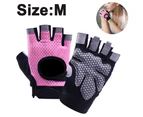 Touch Screen Gloves Anti-slip Running Cycling Gloves Sports Gloves Winter Gloves for Men Women - Pink