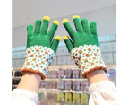 Winter Gloves ，Keep Warm for Women - Green