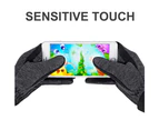 Winter Gloves,Touch Screen Running Thermal Driving Warm Outdoor Sports Head Gloves for Men Women - Grey