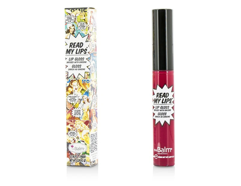 TheBalm Read My Lips (Lip Gloss Infused With Ginseng)  #Hubba Hubba! 6.5ml/0.219oz