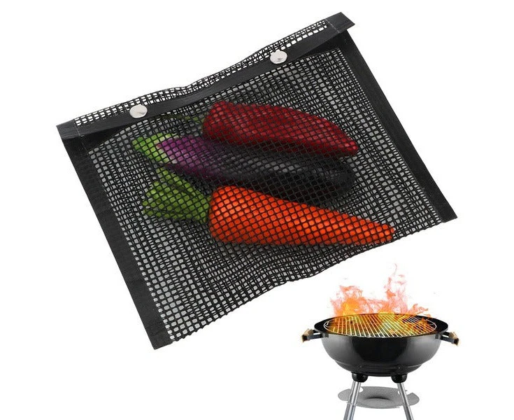 Non Stick Reusable Mesh BBQ And Bake Grill Bag