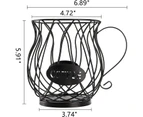 Coffee Holder and Organizer Mug,Large Capacity Coffee Capsule Basket