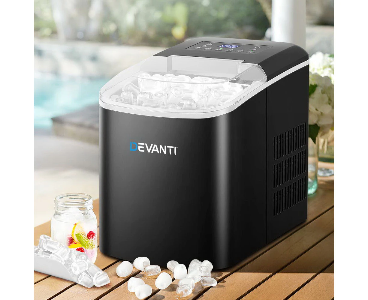 2.1L Ice Maker Machine Commercial Portable Ice Makers Cube Tray Countertop Bar