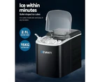 Devanti 2.1L Ice Maker Machine Commercial Portable Ice Makers Cube Tray Countertop Bar