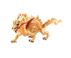 Mythological Dragon Model Collectable Festive Excellent Craftsmanship Dragon Phoenix Animal Action Figure for Decor-Golden