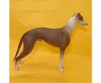 20cm Simulation Greyhound Animal PVC Model Action Figure Figurine Kids Toy Decor-Black
