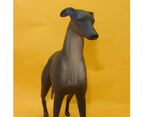 20cm Simulation Greyhound Animal PVC Model Action Figure Figurine Kids Toy Decor-Black
