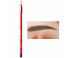 Eyebrow Pencil Flat Head Waterproof Sweat Resistant Natural Effect Non-fading 6 Colors Optional Eyebrow Filling Pen for Beginner-Tea