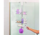 OXO 2-Tier Good Grips Aluminium Caddy For Shower Doors - Silver