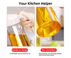 Auto Flip Olive Oil Dispenser, Glass Bottle for Kitchen, Vinegar Dispenser Cruet With Automatic Cap and Stopper