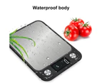 Kitchen scales, hardened food scales Kitchen food scales Digital kitchen scales with great accuracy and 9 units