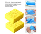 Ultra Soft Exfoliating Sponge,Bath Sponge for Kids and Adult Shower