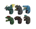 6Pcs Dinosaur Texture Early Learning Animal Cognition Educational Toys Model Toy PVC Simulation Dinosaur Wild Animal Birds Kids Finger Rings Children Toy
