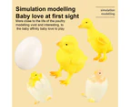 6Pcs/Set Life Cycle Toy Interactive High Imitation Lovely Chicken Farm Animal Life Cycle Growth Model for Children-6pcs
