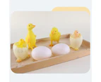 6Pcs/Set Life Cycle Toy Interactive High Imitation Lovely Chicken Farm Animal Life Cycle Growth Model for Children-6pcs