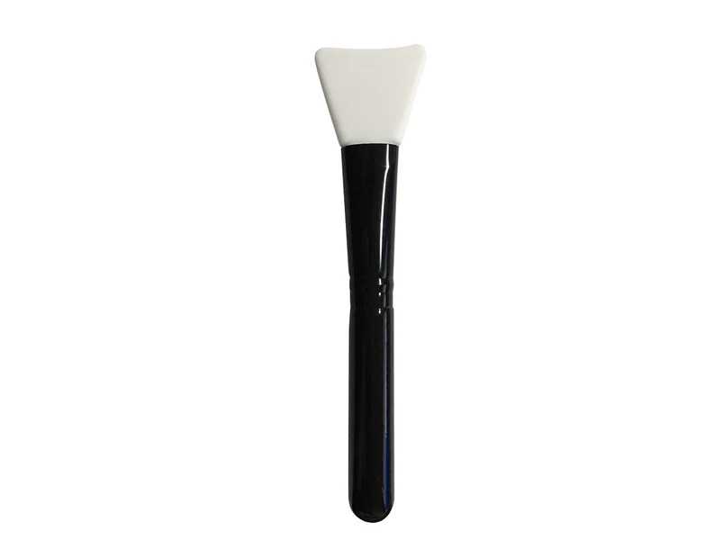 Flat Silicone Facial Mud Mask Stirring Brush Skin Care Makeup Applicator Tool-White