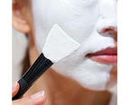 Flat Silicone Facial Mud Mask Stirring Brush Skin Care Makeup Applicator Tool-White