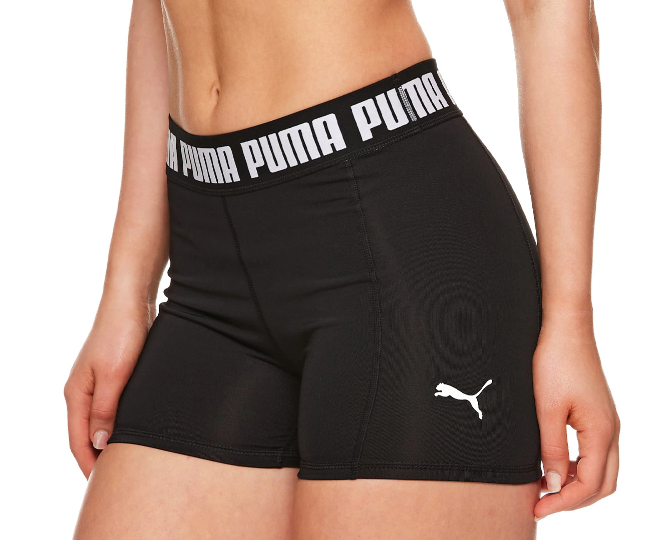 Puma Women's Puma Strong 3" Tight Training Shorts - Puma Black