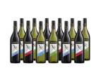 Australian Everyday Value Mixed Red and White Wine 1lT Dozen - 12 Bottles