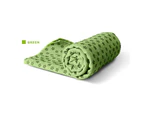 Non Slip Yoga Mat Cover Towel Blanket Gym Sport Fitness Exercise Pad Cushion-Green