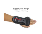2Pcs Snowboard Skiing Skating Adjustable Wrist Support Hand Palm Guard Protector-M