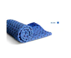 Non Slip Yoga Mat Cover Towel Blanket Gym Sport Fitness Exercise Pad Cushion-Blue