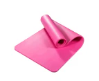 Anti-slip Thicken NBR Gym Home Fitness Exercise Sports Yoga Pilates Mat Carpet-Pink