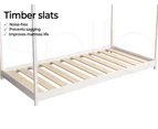 Levede Bed Frame Single Wooden Timber House Frame Wood Mattress Base Platform