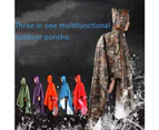 3 In 1 Outdoor Waterproof Backpack Raincoat Tent Beach Mat Sun Protection Canopy