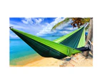 Portable Nylon Hammock Garden Outdoor Camping Hiking Beach Swing Sleeping Bed