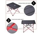 Outdoor Folding Ultra-light Aluminum Alloy Desk Portable Camping Picnic Table