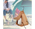 Creative Portable Tent-shaped Tissue Box Folding Napkin Holder for Outdoor Camping
