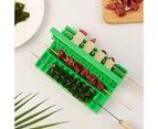 Barbecue Stringer Multifunctional Quick Reusable BBQ Meat Vegetables Skewers Artifact for Camping