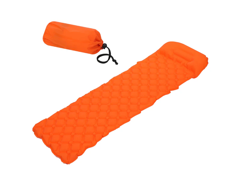 Camping Mat Folding High Elasticity Built-in Inflator Pump Fast Filling Moisture-proof Leak-proof Reusable Camping Inflatable Air Mattress for Travel