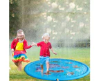 Cute Cartoon Kids Children Spray Water Play Mat Inflatable Outdoor Sprinkler