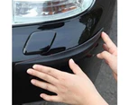 2Pcs Carbon Fiber Texture Car SUV Bumper Edge Guard Strip Anti-rub Protector-Black Rubber