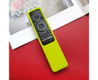 Remote Control Cover Soft Waterproof Silicone Thickened Anti-Drop Remote Control Protector for Samsung Q70Q60Q80-Green - Green