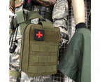 First Aid Kit Bag Tactical Emergency Bag Medical Bag - Army green