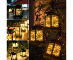Solar Retro Classic Decorative Lamp Outdoor Waterproof Leds Hanging Light for Garden Yard Pathway Decoration