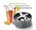 2pcs Blender Replacement Extractor Cross Blade FOR Nutribullet 900W 600W