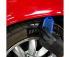 Adore Car Tire Wipe Square Sponge with Lid Car Cleaning Tool-Blue