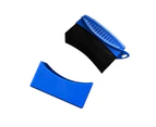 Adore Car Tire Wipe Arc Sponge with Lid Car Cleaning Tool-Blue