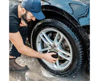 Adore 3PCS Tire Hex Grip Applicator High Density Wave Sponge Car Tire Cleaning Supplies
