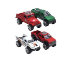 4Pcs Toy Car Realistic Appearance Easy Operation Alloy 1/64 Scale Mini Creativity Diecast Off-Road Car Toy for Collection