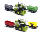 1/55 Diecast Farm Truck Tractor Friction Car Model Kids Educational Toy Gift