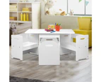 Keezi Kids Multi-function Table and Chair Hidden Storage Box Toy Activity Desk