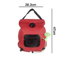 Solar Shower Bag,21L Portable Outdoor Solar Heating Camping Shower Bag