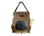 Solar Shower Bag,25L Portable Outdoor Solar Heating Camping Shower Bag